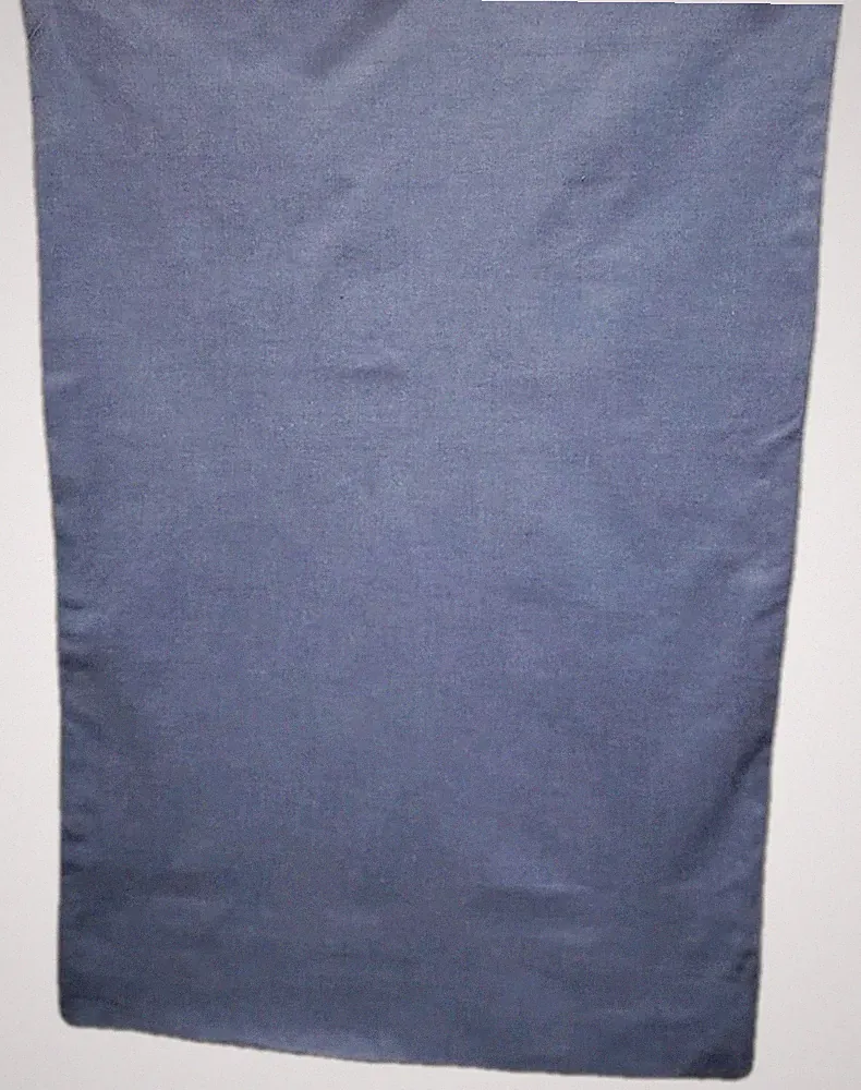 1 Light Weight Blue Chambray Denim Pillowcases. 20 X 30 Standard/ Queen