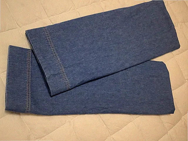 2 King Size Blue Denim Pillowcases
