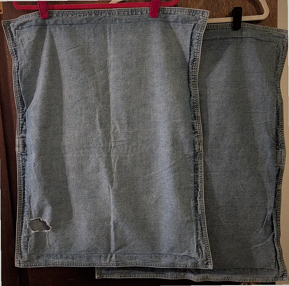 (2) Vintage Ralph Lauren Denim Pillow Shams