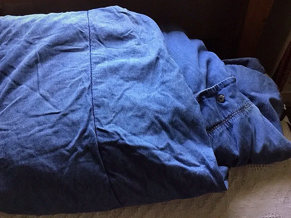 DOCKERS Blue Denim Comforter Full EUC