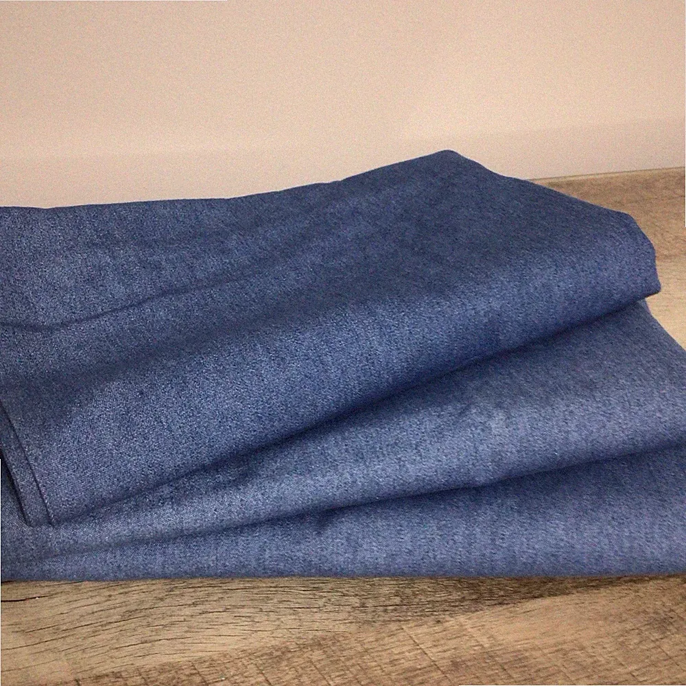 Lot of 3 Vintage WestPoint Stevens Pillow Shams Standard Denim Chambray Blue