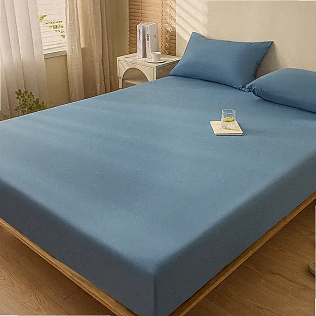 Mattress Covers Adjustable Soft Breathable Bed Fitted Sheet with Elastic Band