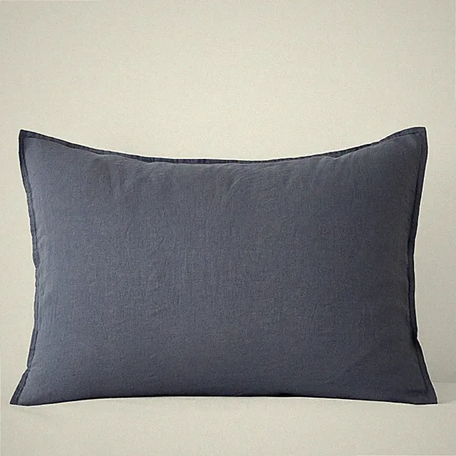 Premium Breathable Washed Linen Solid Sham-Legends Hotel|6205