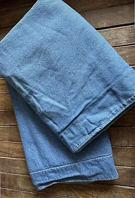 Vtg Ralph Lauren Pr Standard Heavy Denim Flanged Edge Split Back Pillow Shams